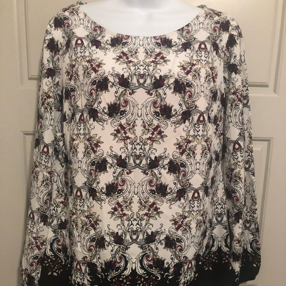 White House Black Market blouse, long sleeves